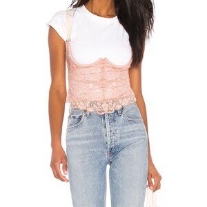 We are HAH Busta Move Bustier Copper Rose NWT Size Large Fantasy Fairy Romantic